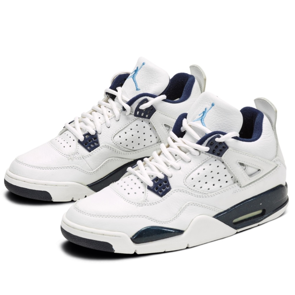 AIR JORDAN 4 COLUMBIA 2015 WHITE LEGEND BLUE NAVY